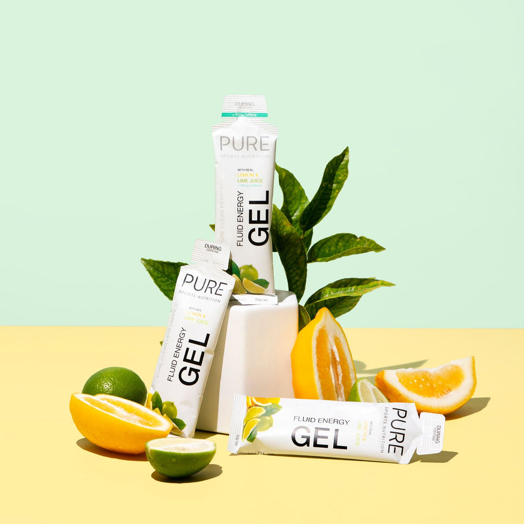 Pure Fluid Energy Gel Lemon & Lime Box of 18 - Frontrunner Colombo